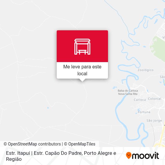 Estr. Itapuí | Estr. Capão Do Padre mapa