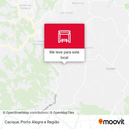 Cacique mapa