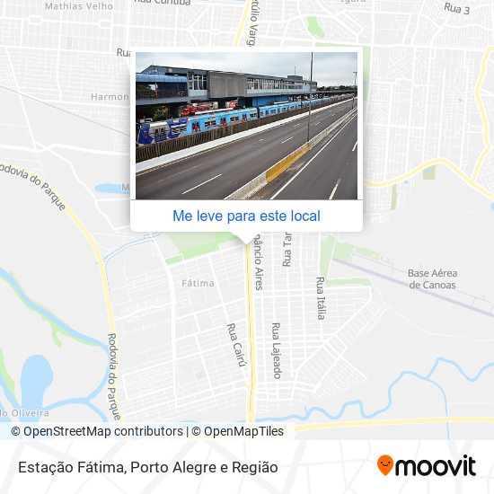 Estação Fátima mapa