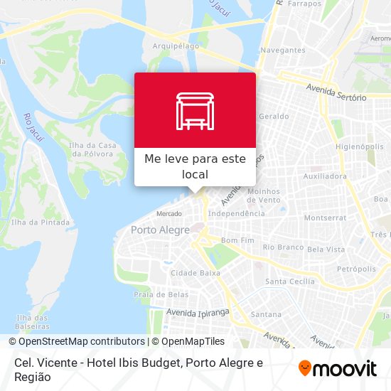 Cel. Vicente - Hotel Ibis Budget mapa