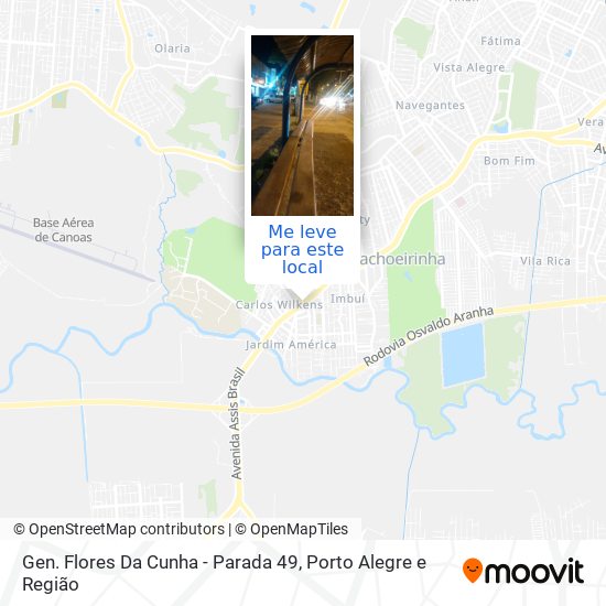 Gen. Flores Da Cunha - Parada 49 mapa