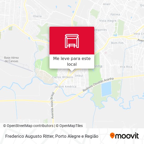 Frederico Augusto Ritter mapa
