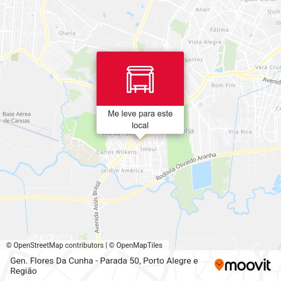 Gen. Flores Da Cunha - Parada 50 mapa