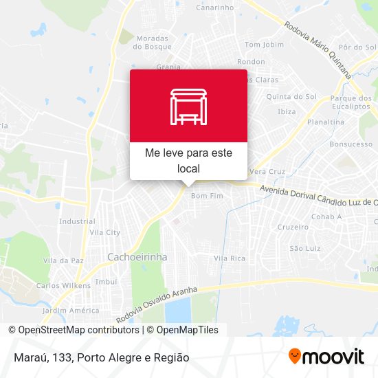 Maraú, 133 mapa