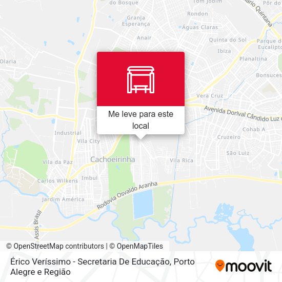 Érico Veríssimo - Secretaria De Educação mapa