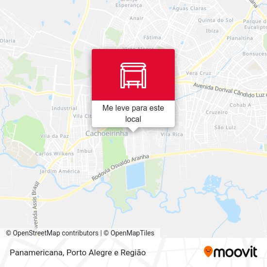 Panamericana mapa
