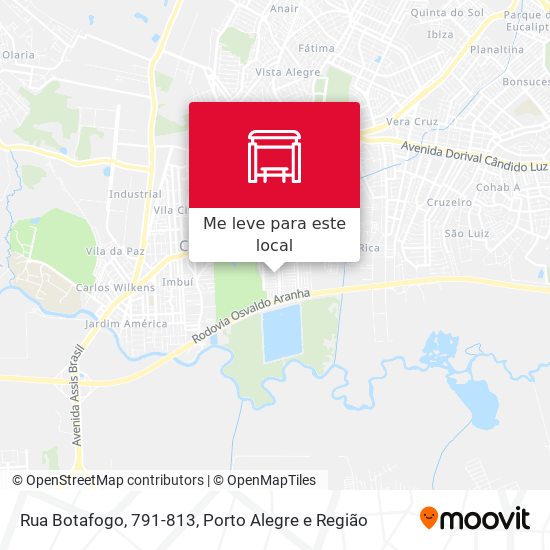 Rua Botafogo, 791-813 mapa