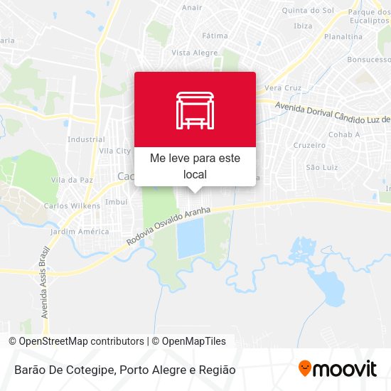 Barão De Cotegipe mapa