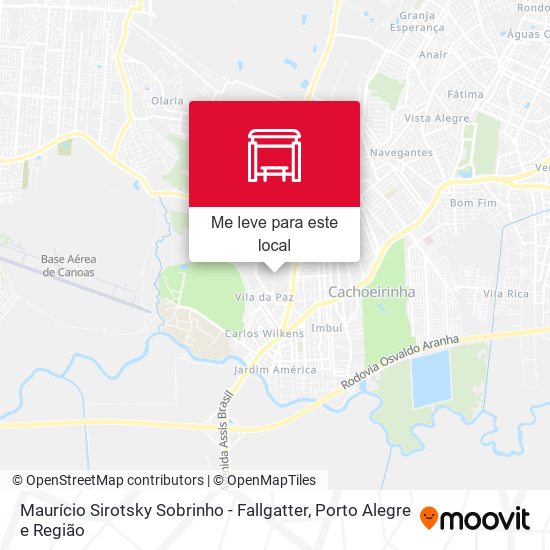 Maurício Sirotsky Sobrinho - Fallgatter mapa