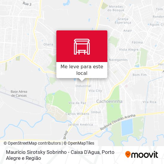 Maurício Sirotsky Sobrinho - Caixa D'Agua mapa