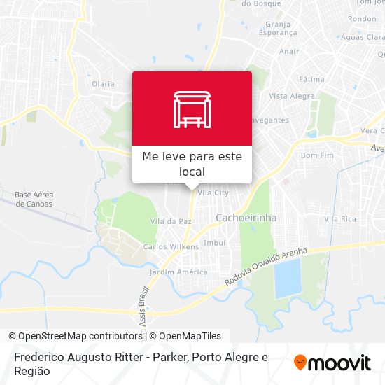 Frederico Augusto Ritter - Parker mapa
