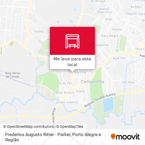 Frederico Augusto Ritter - Parker mapa
