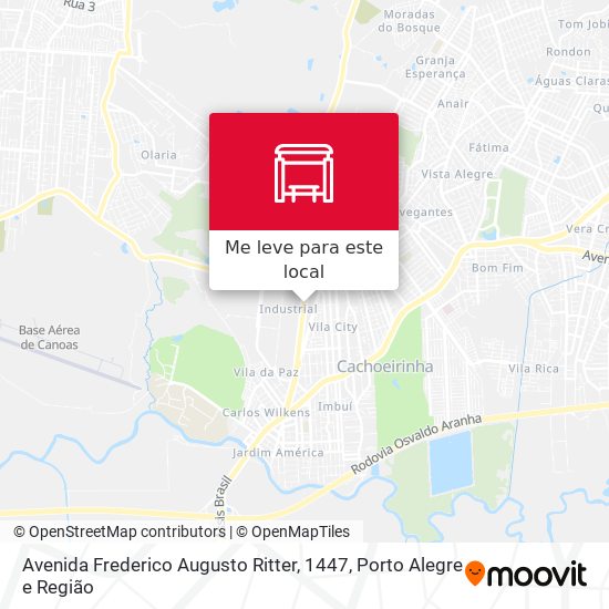 Avenida Frederico Augusto Ritter, 1447 mapa