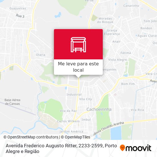Avenida Frederico Augusto Ritter, 2233-2599 mapa