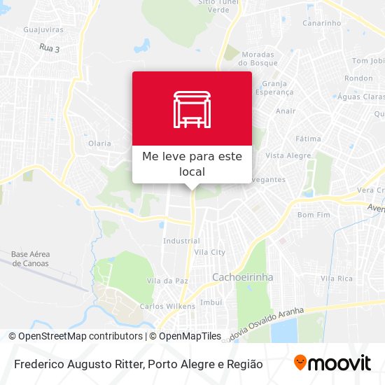 Frederico Augusto Ritter mapa