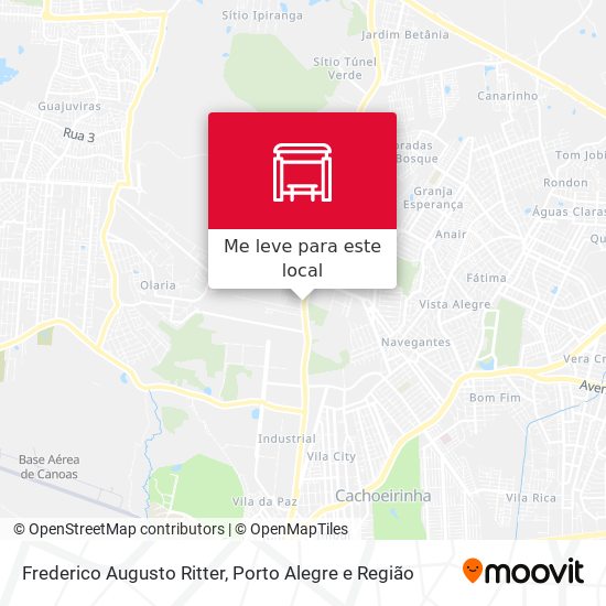 Frederico Augusto Ritter mapa