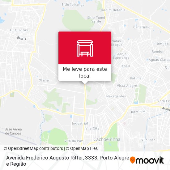 Avenida Frederico Augusto Ritter, 3333 mapa