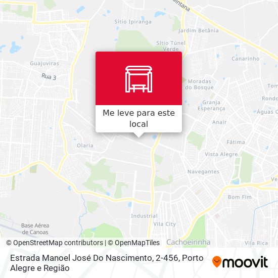 Estrada Manoel José Do Nascimento, 2-456 mapa