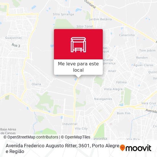 Avenida Frederico Augusto Ritter, 3601 mapa