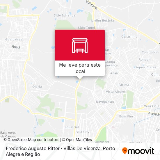 Frederico Augusto Ritter - Villas De Vicenza mapa