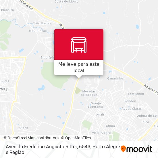 Avenida Frederico Augusto Ritter, 6543 mapa