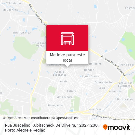 Rua Juscelino Kubitscheck De Oliveira, 1202-1230 mapa