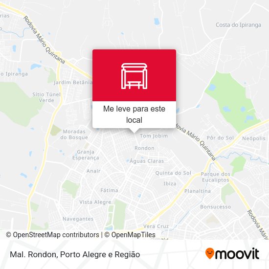 Mal. Rondon mapa