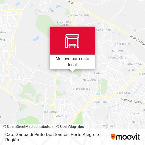 Cap. Garibaldi Pinto Dos Santos mapa