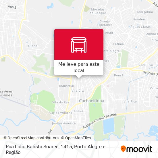 Rua Lídio Batista Soares, 1415 mapa
