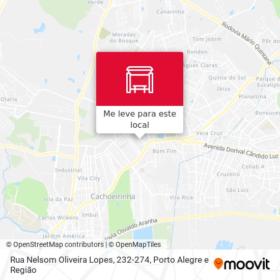 Rua Nelsom Oliveira Lopes, 232-274 mapa
