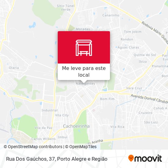 Rua Dos Gaúchos, 37 mapa