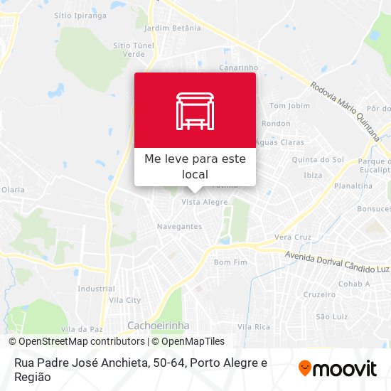 Rua Padre José Anchieta, 50-64 mapa