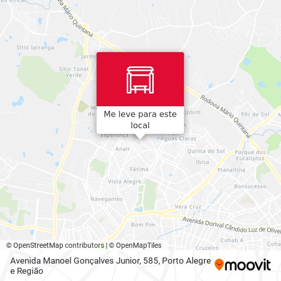 Avenida Manoel Gonçalves Junior, 585 mapa