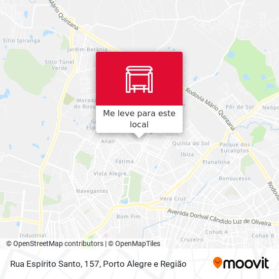 Rua Espírito Santo, 157 mapa
