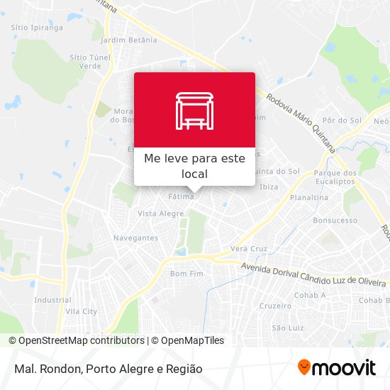 Mal. Rondon mapa