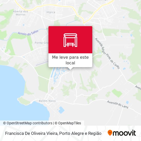 Francisca De Oliveira Vieira mapa
