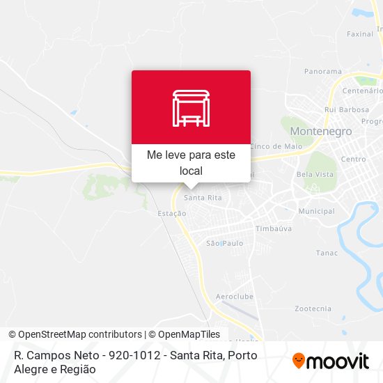 R. Campos Neto -  920-1012 - Santa Rita mapa