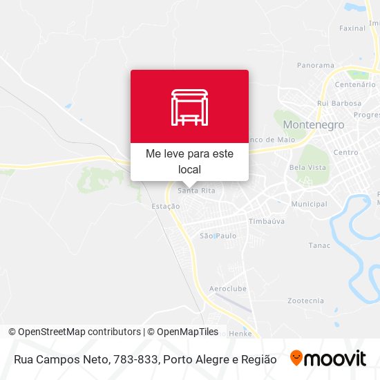 Rua Campos Neto, 783-833 mapa