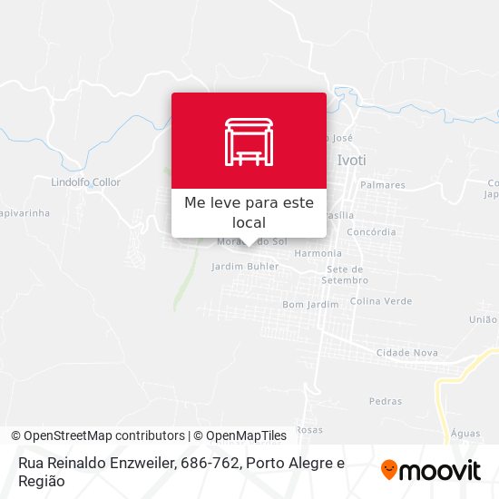Rua Reinaldo Enzweiler, 686-762 mapa