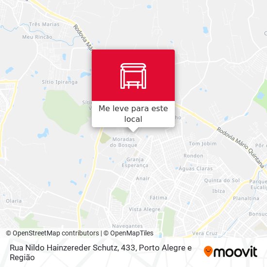 Rua Nildo Hainzereder Schutz, 433 mapa