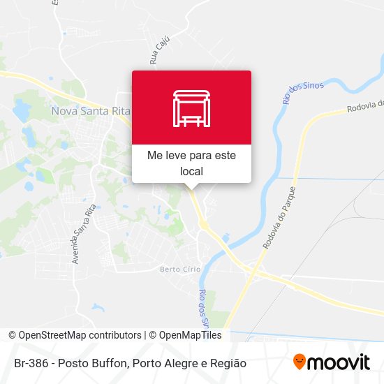 Br-386 - Posto Buffon mapa