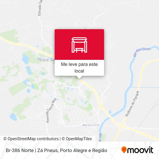 Br-386 Norte | Zá Pneus mapa
