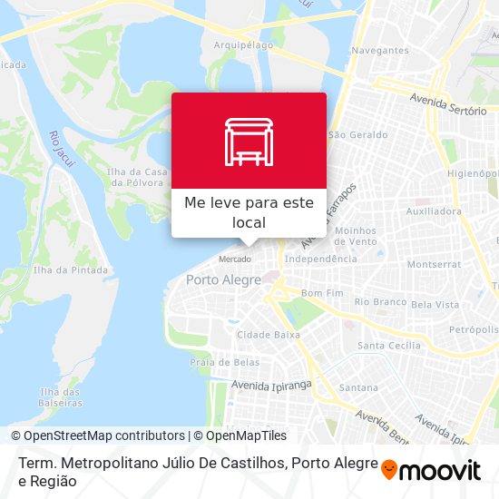Term. Metropolitano Júlio De Castilhos mapa