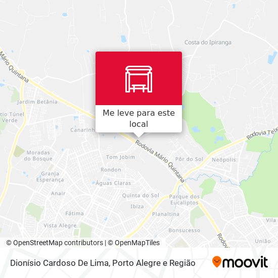 Dionísio Cardoso De Lima mapa