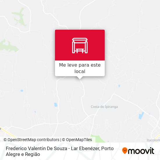 Frederico Valentin De Souza - Lar Ebenézer mapa