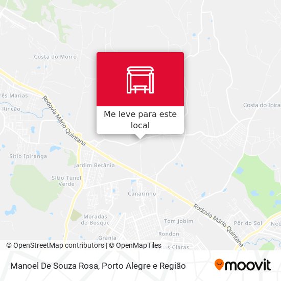 Manoel De Souza Rosa mapa