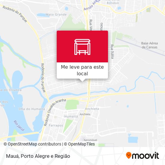 Mauá mapa