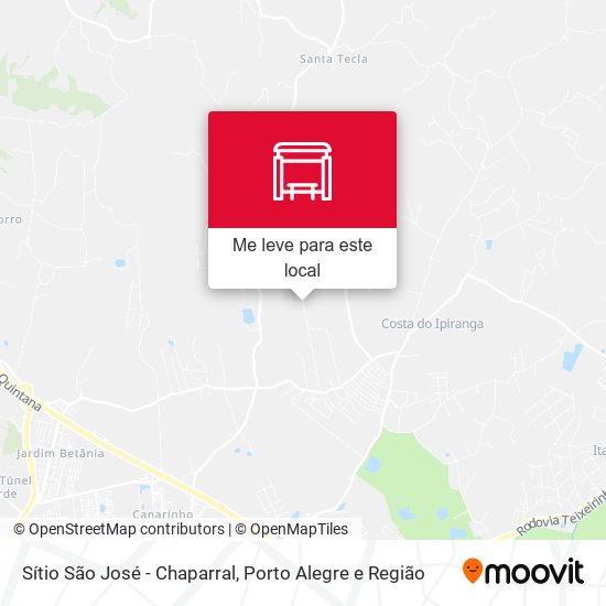 Sítio São José - Chaparral mapa