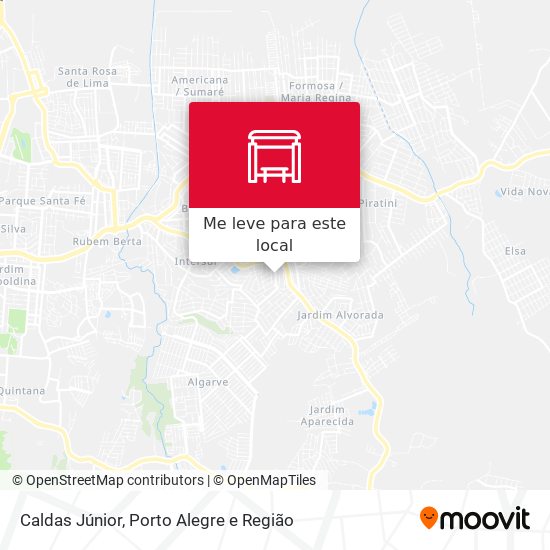 Caldas Júnior mapa