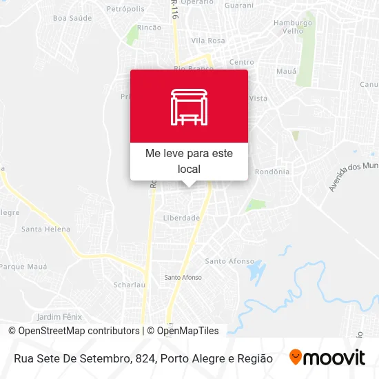 Rua Sete De Setembro, 824 mapa